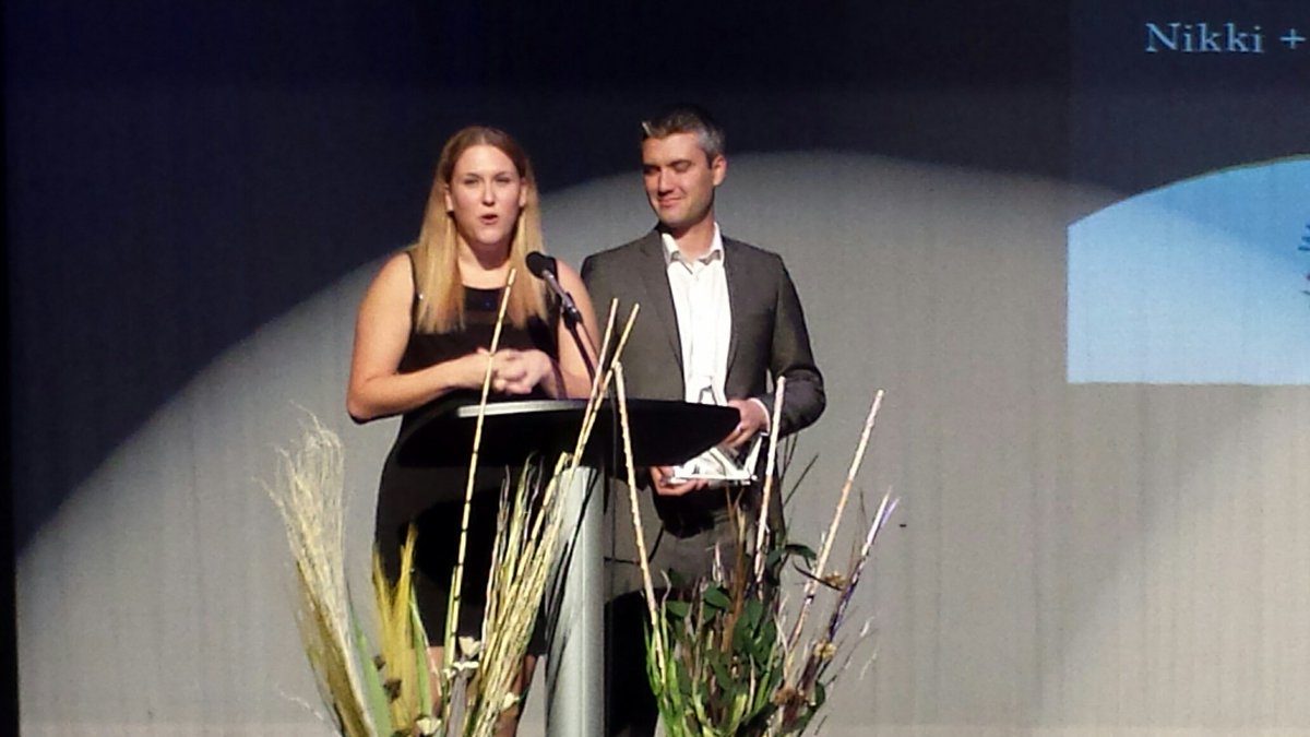 Congratulations to the Emerging Business Award winning couple <a href="/AirdriePuppyPal/">Airdrie Puppy Pals Dog Daycare and Dog Training</a>