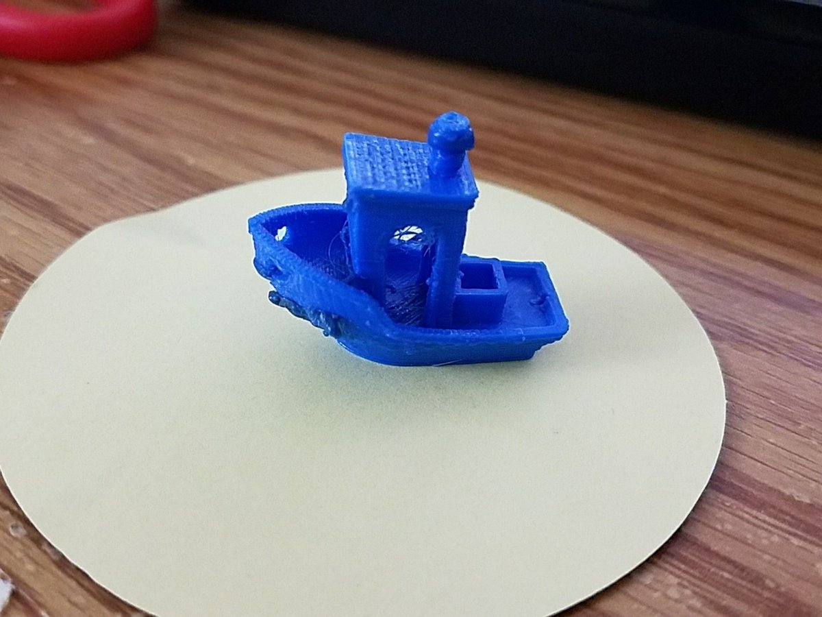 FourMileIsland's tweet photo. The 3D printer build is complete!  No more building it on stream, for now.  Thanks for riding on this journey with me! #twitch #twitchirl https://t.co/AUNDMRPS3M
