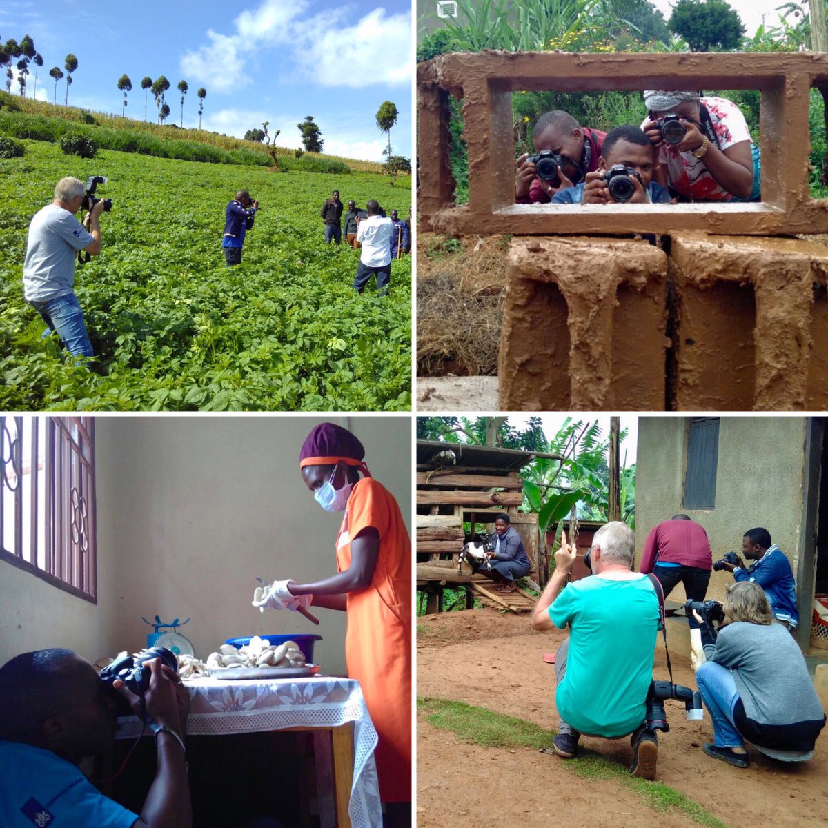 EyeOpenerWorks's tweet photo. Photo team @SkyAVSIUganda on the roll; #learningonthejob & #visualizeresults https://t.co/WZe5JvPiRN