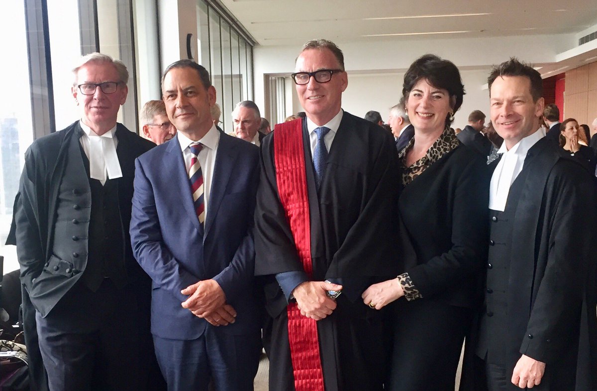 <a href="/VictorianBar/">Victorian Bar</a> out in force at swearing in for Fed Circuit Court CJ The Hon. Will Alstergren w/ <a href="/AustBarAssoc/">Australian Bar Assoc</a> <a href="/FiMcLeodSC/">Fi McLeod AO SC</a> <a href="/drmattcollins/">Dr Matt Collins KC</a>