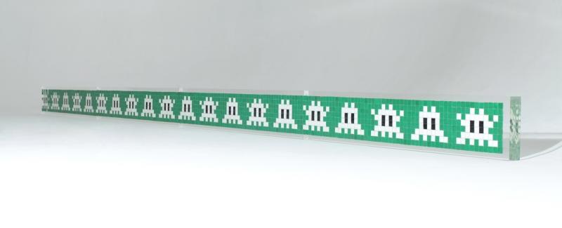 JuliensAuctions's tweet photo. SOLD for $53,125! "PA-689 - 2006" executed by Invader along the public steps at Place de Belleville in the 19th district of Paris in 2006. https://t.co/xuASbBMDgK