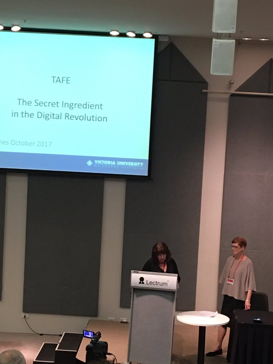 disuthdialogue's tweet photo. Professor Ann Jones starts with the values of social justice which resonate with us all at AEU Conference #FutureofTAFE https://t.co/8FgcxQKlzN