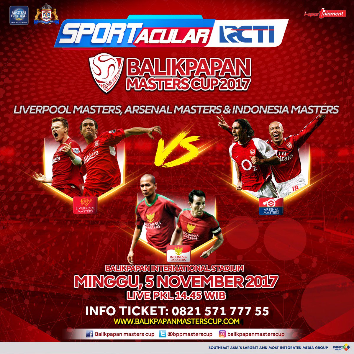 OfficialRCTI's tweet photo. Dapatkan segala info @bppmasterscup di https://t.co/yDXlATx6gB &amp; jgn lewatkan pertandingan trofeo para master sepak bola internasional! https://t.co/f9VEavUf3C