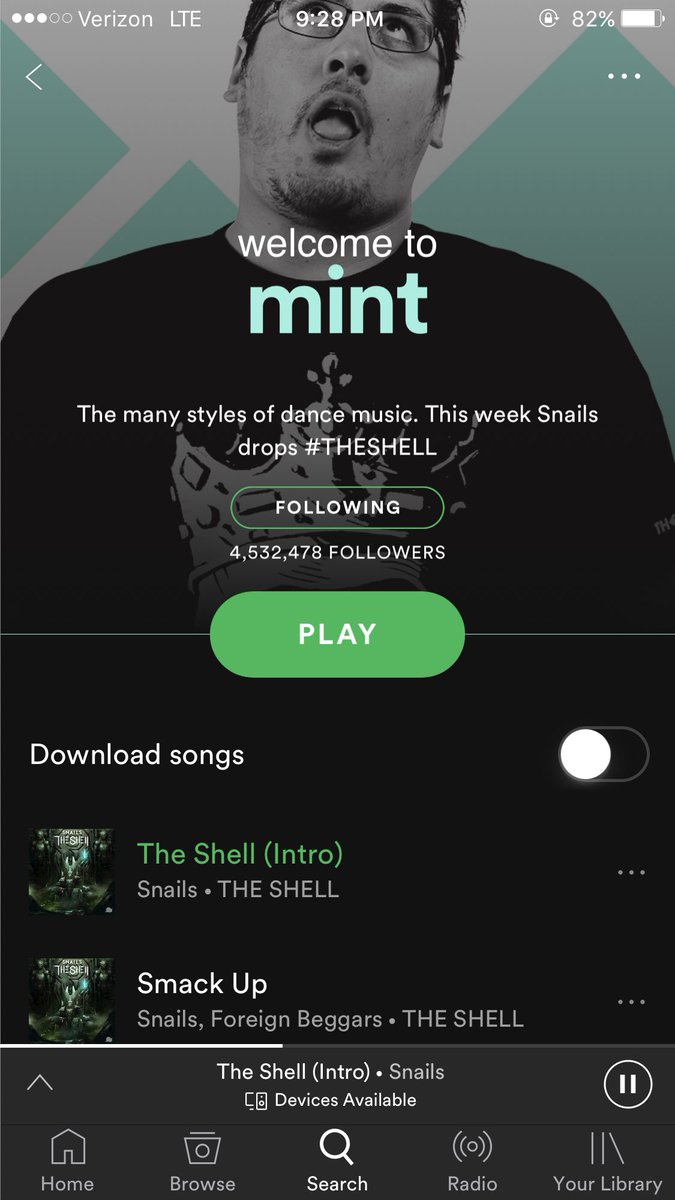 snailmusic's tweet photo. HOLY SHIT the most love ever to my best friends at @Spotify for the "mint" takeover!❤️❤️ Shout out to @austinkramer🙌 https://t.co/Ahn8b1kwUH https://t.co/33ZiRrtqaq