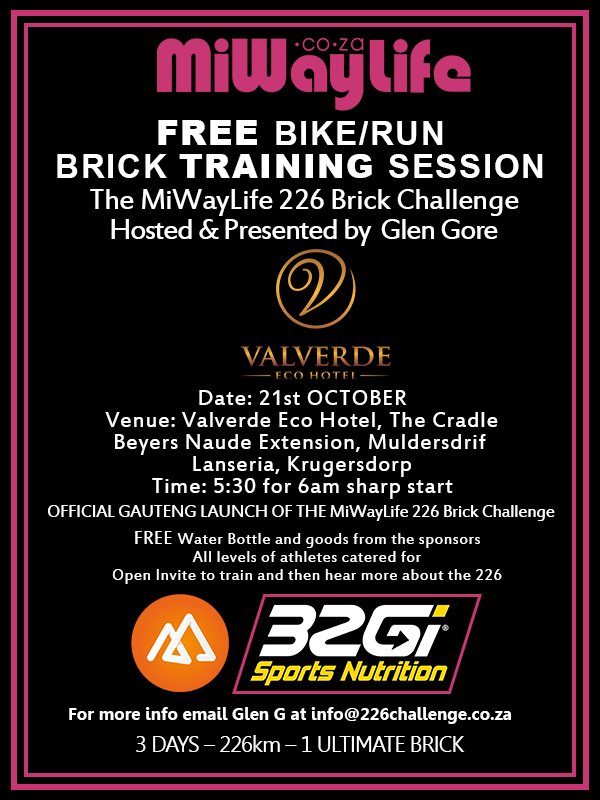 MiWayLifebrick's tweet photo. we are in JOZI tomorrow for the brick training session and launch @miwaylife @MiFitLifeSA https://t.co/8YwPansIgq