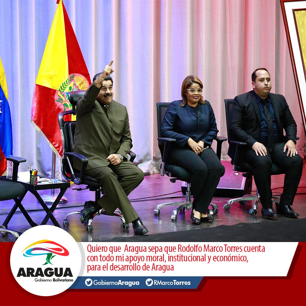 Presidente NicolasMaduro manifestó que dará todo el apoyo necesario al Gobernador Bolivariano electo RMarcoTorres