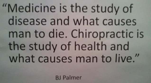 ChiroSociety's tweet photo. The business of promoting life. #BJPalmer #ChiroSociety https://t.co/cJznkFjtfw