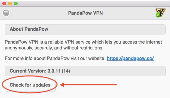 PandaPowVPN's tweet photo. New update for our Mac App (Mac OS 10.11 - 10.13) has been released. If you have the app already, you can update from the "About" tab. https://t.co/7FTzvnfmcX