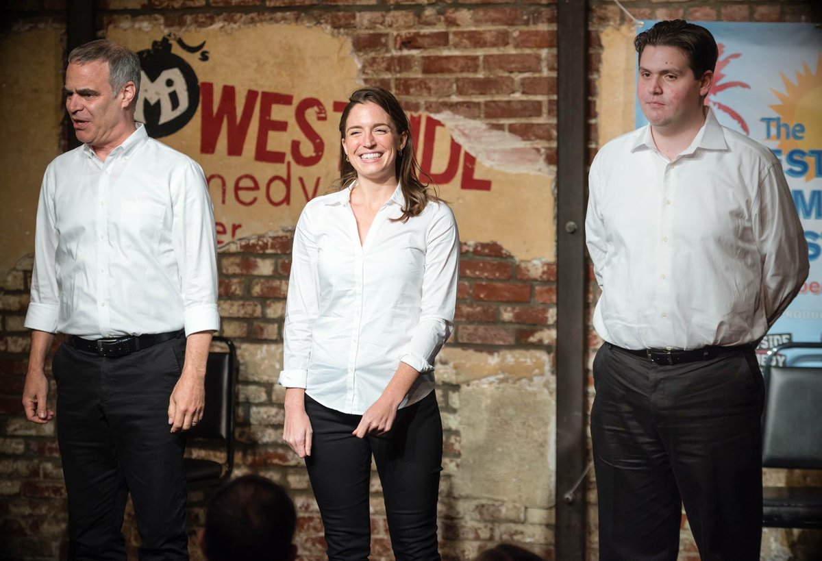 improvlabsf's tweet image. Flashback to last Friday @westsidecomedy Festival! From L-R: David, Dana, Jerry #westsidecomedy #improv