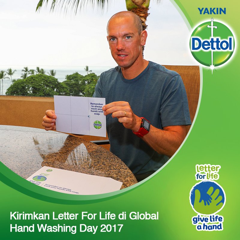 Frederik Van Lierde, juara Ironman Triathlon World Champion 2013, sudah ikut dalam Global Hand Washing Day 2017. Sekarang giliran Anda!