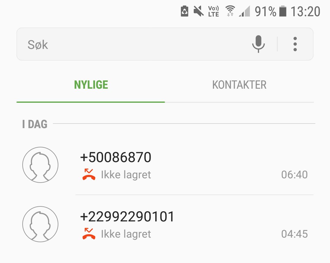 Etter en lengre periode med masse ukjente nummere når såkalt "call-virksomhet" et nytt lavmål når de ringer og avbryter skjønnhetssøvnen.