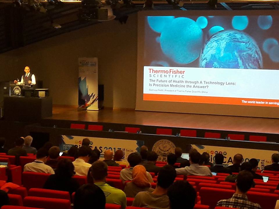 CarraraSandro's tweet photo. #BioCAS2017 great talk by Gianluca Pettiti (Thermo Fisher in Shanghai) about future of health with precision medicine! https://t.co/cv48hscZRW