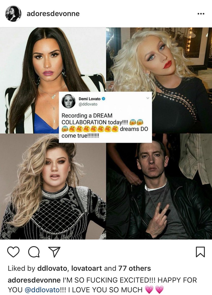 ericabitch_ever's tweet photo. I am excited for this collab. 
Who is the dream collaboration ?? @ddlovato https://t.co/kraVdcEPau