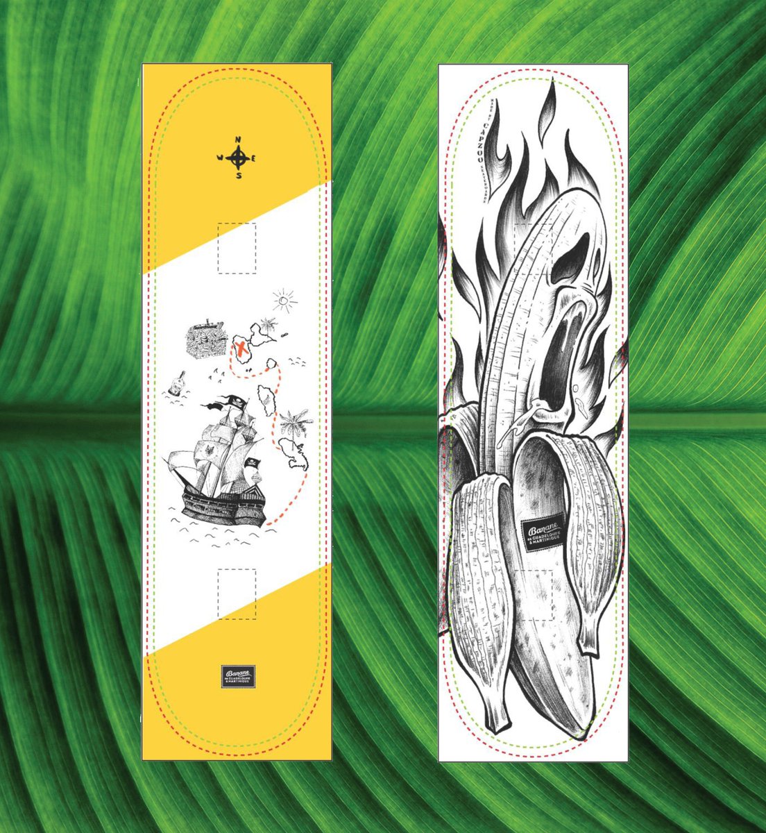 BananeFrancaise's tweet image. Demain c'est le lancement de la marque Capzoo. Découvrez les skates créés avec @LaBananeDurable, suite à 1 partenariat lancé il y a 6 mois.