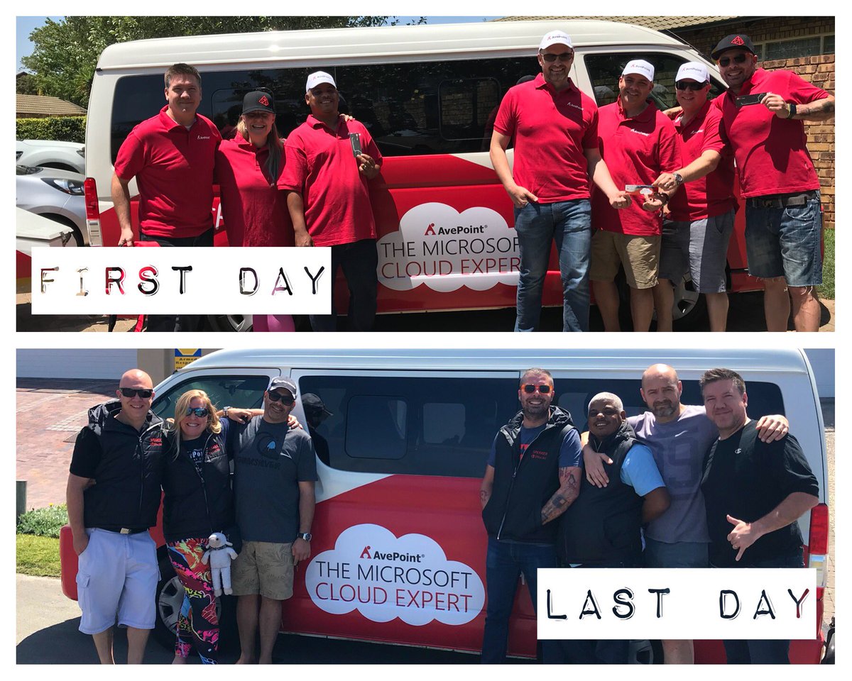 tracyvds's tweet photo. We’ve survived the week 🙂. The #RedBus Team still standing strong. #APRedBus @Avepoint_Inc https://t.co/QSVneIdNzT