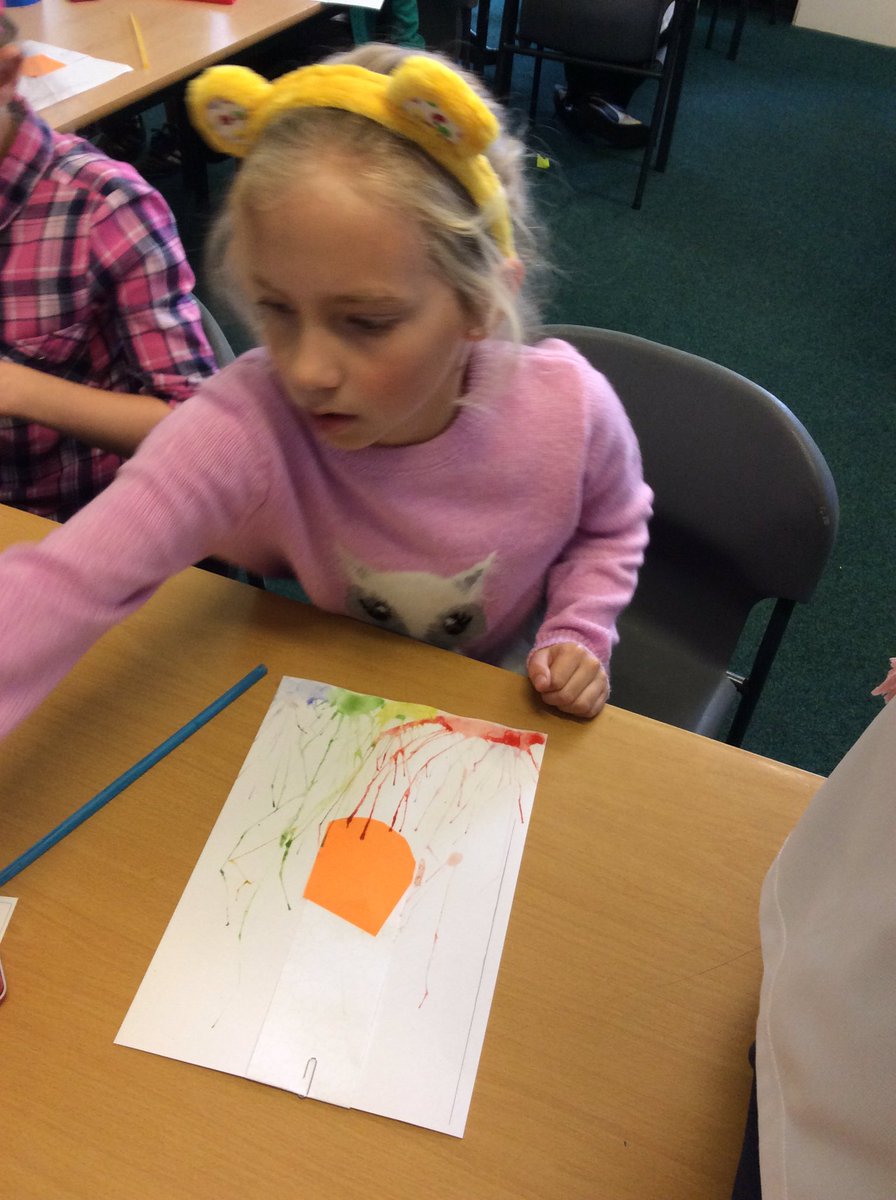 BroughPrimary's tweet photo. Year 5 - Straw art. It's raining, it's pouring. #outdoors #topiclink #thewatercycle https://t.co/qYSXqdGenX