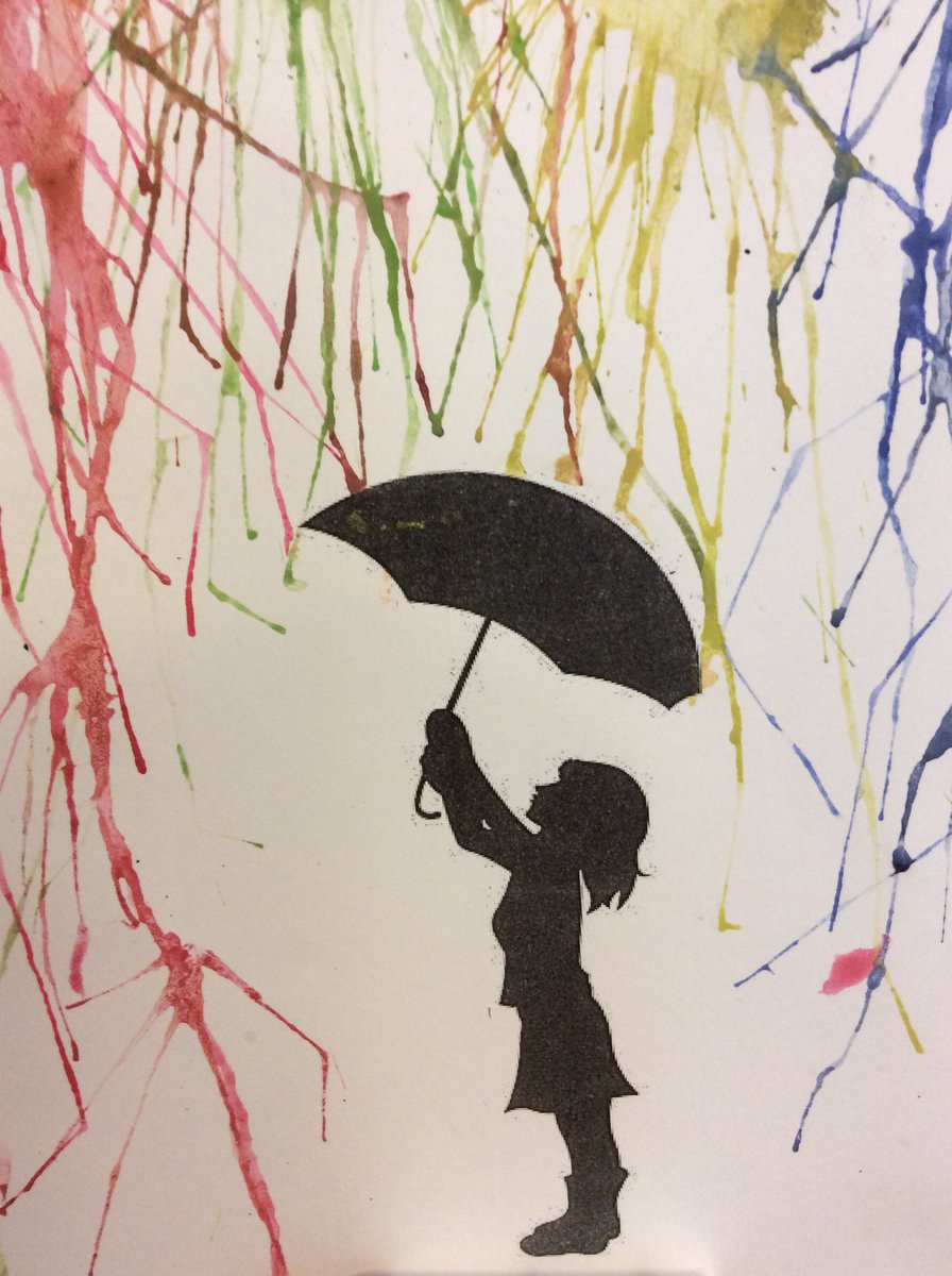 BroughPrimary's tweet photo. Year 5 - Straw art. It's raining, it's pouring. #outdoors #topiclink #thewatercycle https://t.co/qYSXqdGenX