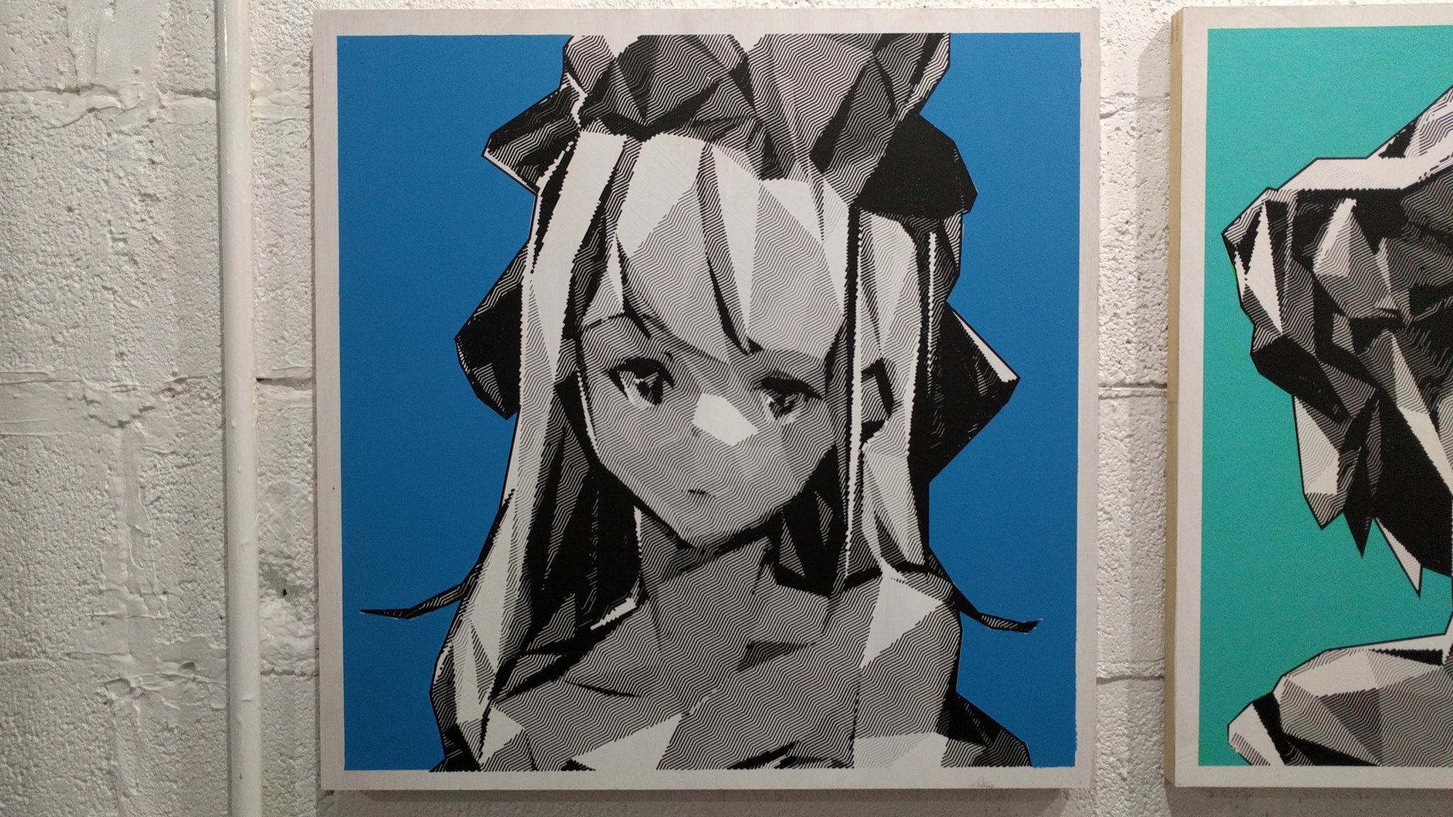 ちか やっぱポリゴンイラストいい とってもツボです アクリルパネルのイラストもこのサイズで飾るには勿体無いクオリティ 巨大ポスターで壁にドーンと飾りたい T Co G1mwrfruzf Twitter
