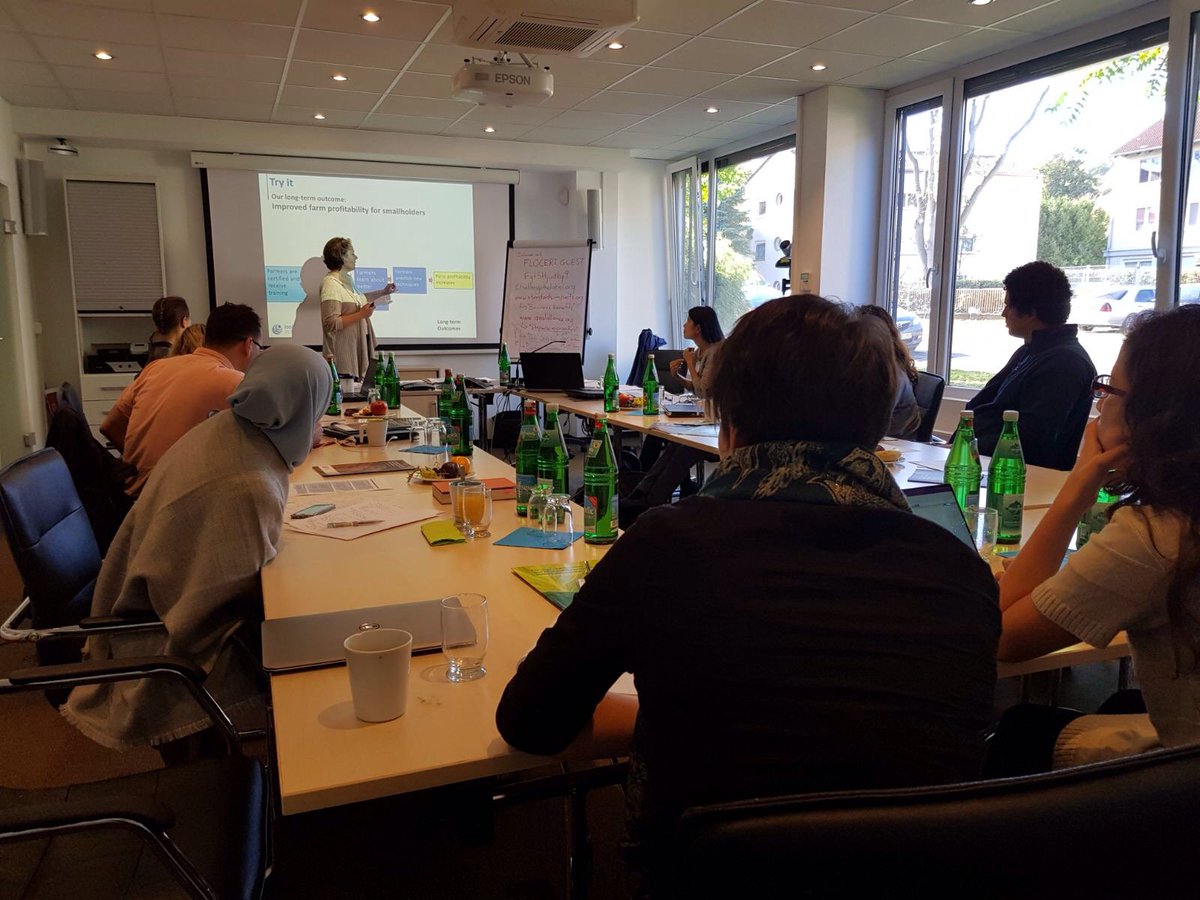 ISEALalliance's tweet photo. ...and today's M&E training is off to a flying start! #isealimpacts https://t.co/gy8LfiqTzX https://t.co/8FnYjJjgbT