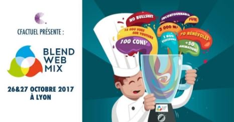 AkkodisFrance's tweet photo. #BlendWebMix : Les 2 jours les + #web de l'année à #Lyon les 26 et 27 oct https://t.co/WAM1m88sSC #infographie #tech #eventTech #coworking https://t.co/1K6fXyFCWv