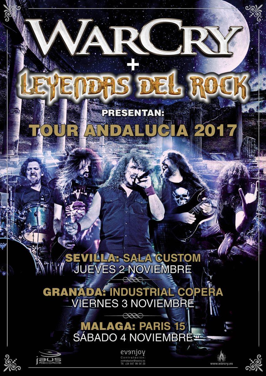 ¡Qué ganas de que llegue el 2 de noviembre!
<a href="/WarCryOficial/">WarCry Oficial</a> en #Sevilla.
¿Tienes ya tus entradas? -> ticketmaster.es/event/warcry-e…