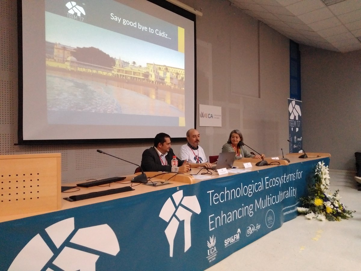 DrPantera's tweet photo. Ceremonia de Clausura de #TEEM2017 en @univcadiz nos vemos en SIIE17 y #TEEM18 @TEEMConference https://t.co/NPphYtKGGd