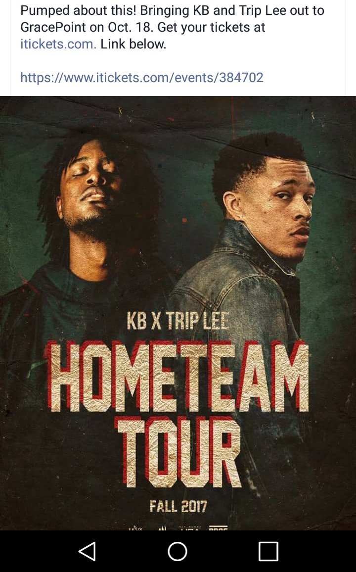 mommadusse's tweet photo. Tired, sweaty & sore feet but had a blast hosting @TripLee @KB_HGA & crew. Great concert go-see it! #onecoolmom #HomeTeamTour #whatanight https://t.co/qIihQB3bbb