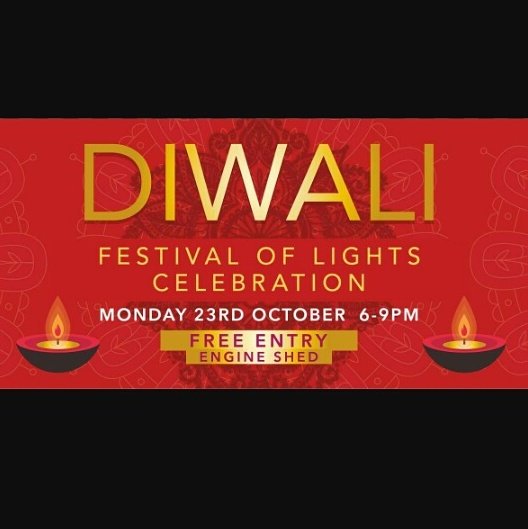 Don't miss out! Celebrating the Festival of Light! 🎉🎉🎉 Join us at The Engine Shed from 6-9pm on 23/10/17!