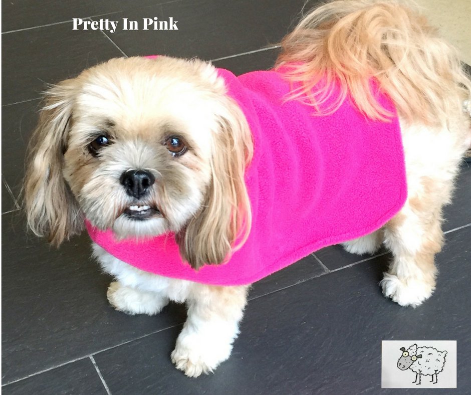 #wearitpink Supporting #BreastCancerAwareness #Dog #dogcoat #madeincornwall #ByTheSea