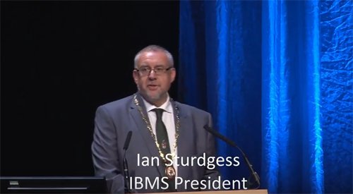 IBMScience's tweet photo. Catch #IBMS President Ian Sturdgess' plenary address at this year's #IBMSCongress17! https://t.co/6l5xNc8keh https://t.co/QxRNDk9ZhX