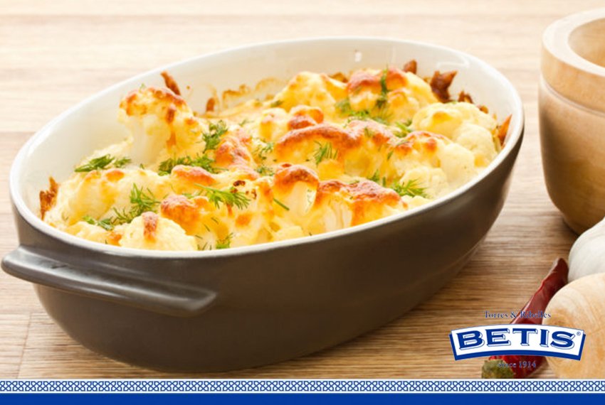 AceitesBetis's tweet photo. Coliflor gratinada
#betis #Spanisholiveoil #recetabetis #coliflor #verdura #parmesano #bechamel #coliflorgratinada
https://t.co/PiONwFbnYT https://t.co/6DjyUMS81U