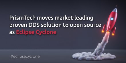 ADLINK_IoT's tweet photo. #PrismTech moves market leading proven #DDS solution to #opensource as #EclipseCyclone https://t.co/yYJcoPo4ue @EclipseIoT @EclipseFdn https://t.co/wBiTOEoKZ5
