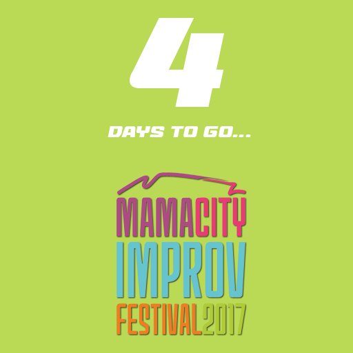 4 days to go to Mama City Improv Fest 2017! Book your tickets here --> ow.ly/PLyd50ewoSH  #improv #improvinafrica #mcif2017 <a href="/CanHCZA/">Canada in ZA, LS, MG, MU, NA</a>