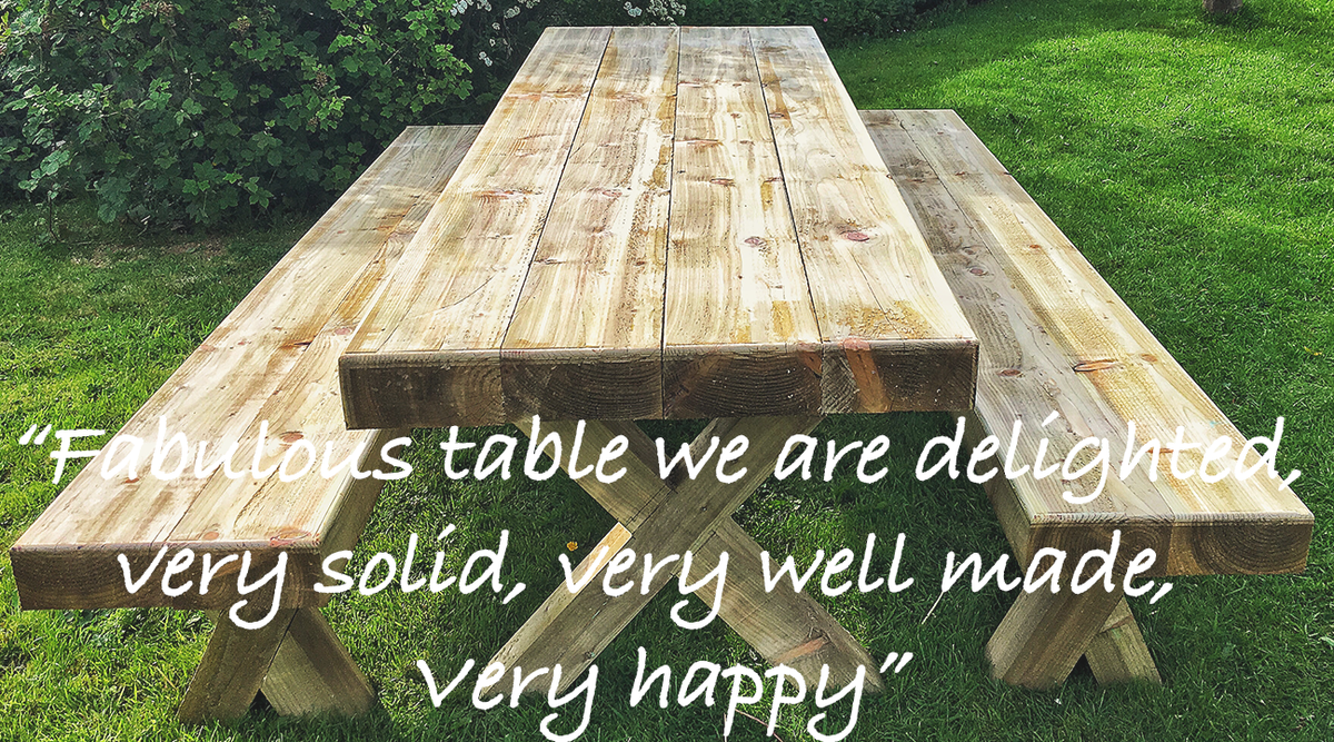 MoorlandsGF's tweet photo. Another #SatisfiedCustomer who's taken delivery of their 10 Seat Alton Set #BuiltToLast #TimberSleepers #LastALifetime #GardenFurniture https://t.co/1Y0bOmH6hq