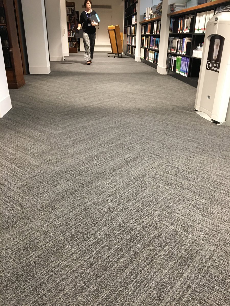 Over 3000m2 of <a href="/InterfaceInc/">Interface</a> planks installed and look at those hand made stair details! #londonbusinessschool #flooring