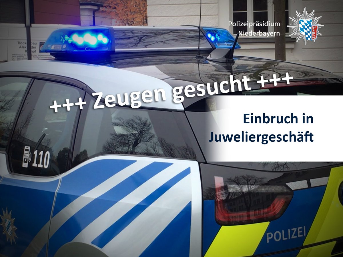 polizeiNB's tweet photo. Bitte RT:
#Triftern Hoher Sach- und Beuteschaden nach #Einbruch in Juweliergeschäft.
Wir bitten um #Hinweis ▶️ https://t.co/zHvPNUdnEU https://t.co/RhHbeMVw1g