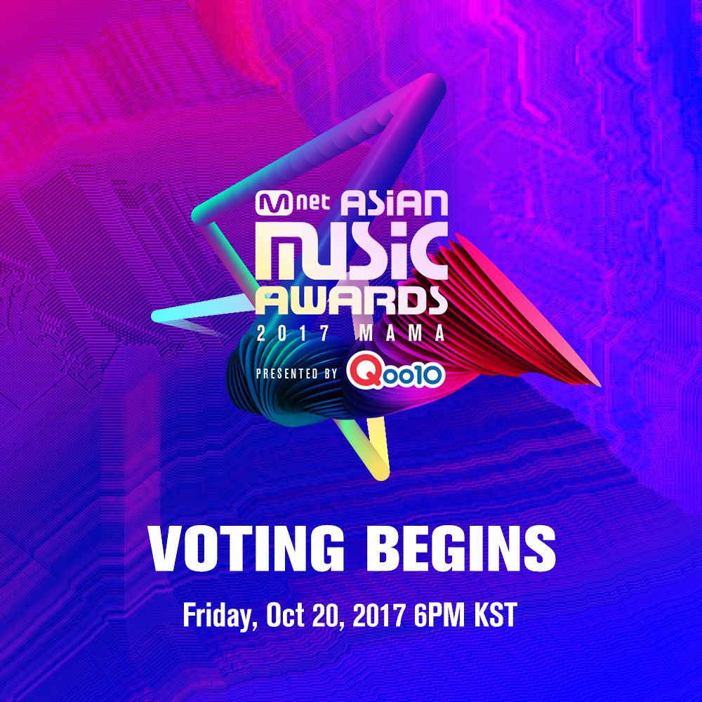 OfficialMwave's tweet photo. [#2017MAMA] VOTING BEGINS ★TODAY(Oct 20) 6PM(KST)★!🎉 Join renewed Mwave at 6PM(KST) to vote for your Fav. Star!😍
☑️ https://t.co/4UaldTJZcE https://t.co/8pAITxeZGL