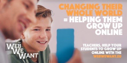 safeinternetday's tweet photo. Created by teens, for teens, the #WebWeWantEU handbook is all about knowing your online rights & responsibilities: https://t.co/C8ijdCvrqW https://t.co/3bLh8lsh9V