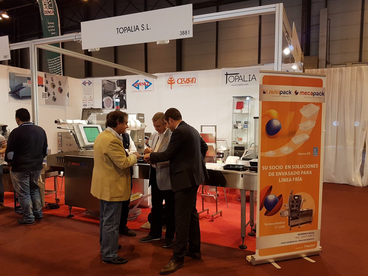 NUTRIPACK_IB's tweet photo. @NUTRIPACK_IB están participando en @MeatAttraction dentro de @feriademadrid ofreciendo sus soluciones para el sector cárnico y la 5ª gama, https://t.co/V95pch2wYA