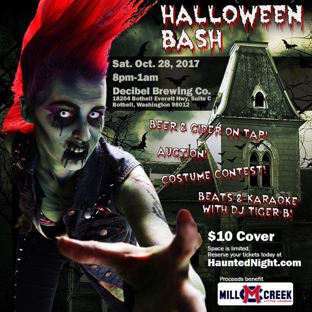 hauntnightmare's tweet photo. Don’t miss the #Seattle area’s ultimate #Halloween bash, coming to @decibelbrewing in #Bothell/#MillCreek 10/28. V… https://t.co/GwrWnTHjwL https://t.co/j7cKdEz9QE