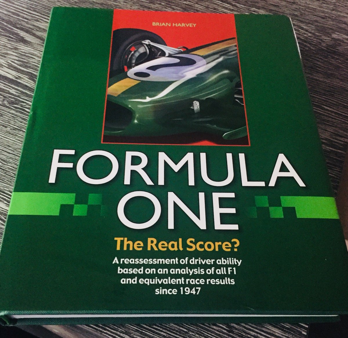 Pecka68's tweet photo. Itβs not everyday your father in law gets a book published! V proud. #Formula1 @F1 @alfa_romeo @Ferrari @VeloceBooks #therealscore https://t.co/9Fn5ilJfbL