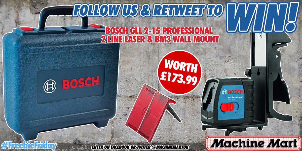 MachineMartUK's tweet photo. FOLLOW US &amp; RT to get that #FridayFeeling and a chance to #win our #FreebieFriday #giveaway. T&amp;C’s Apply. #Comp ends 23rd October @ 5.30pm https://t.co/fTHejd7DVR