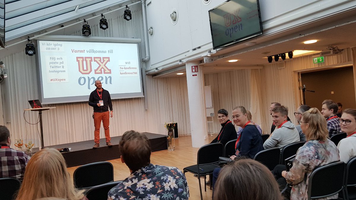 ibennani's tweet photo. Jag är på #uxopen i #Stockholm https://t.co/az7Wu6d7oV