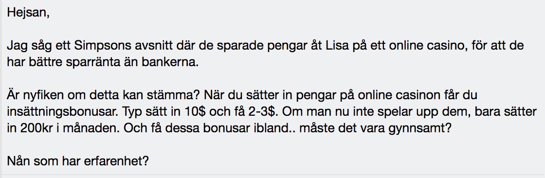 Nån har överlistat systemet!!!! Nytt lönekonto: Bet365