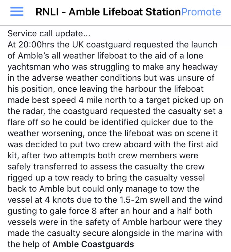 AmbleRNLI's tweet image. Here’s our latest service call update from Monday 16/10/17