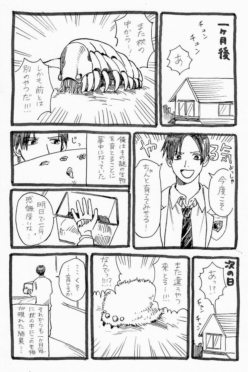 リクエストボックス『紺野さんの性癖をぶちまけたような漫画が読みたいです！』
リクエストありがとうございます！遅くなりましたが、、、！
4ページにまとめて面白くするのって大変だなと思いました。 