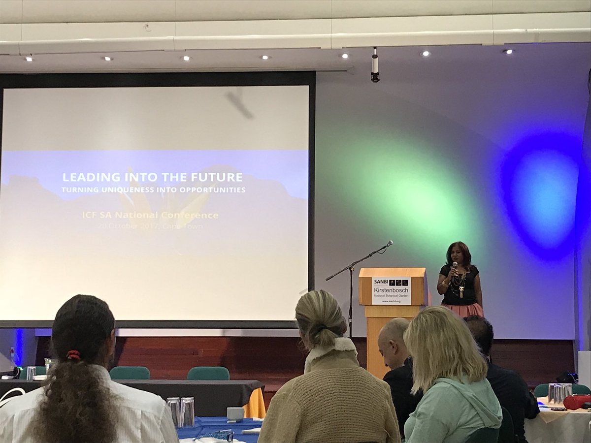 International Coach Federation South Africa National Conference in Cape Town opened by Cindy Muthukarapan. #coaching #ICF