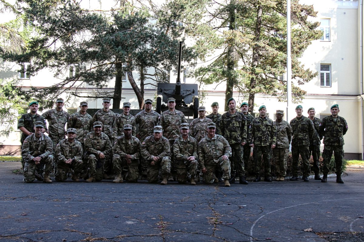 ArmadaCR's tweet image. #7mb měla 16.-19.10. společné zaměstnání Operation Staff Ride s americkým 2. jízdním plukem z Německa a národní gardou z Texasu a Nebrasky.