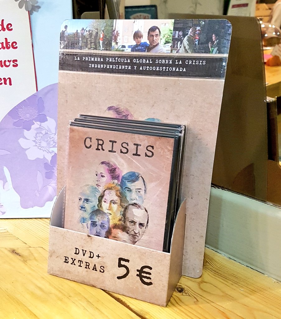 crisislapeli's tweet photo. ¡Ya podéis comprar los DVDs de #crisislapelicula en estos locales! No dudéis en pasaros. https://t.co/ZVobd63Zu7 https://t.co/w0bVTGjilE