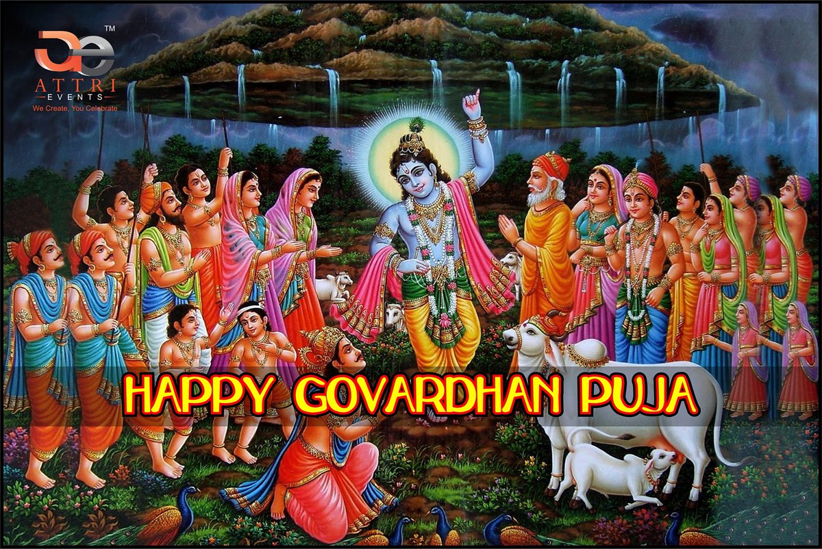attri_events's tweet photo. May this special day of #Govardhan #Pooja brings you success wealth and love.#attrigroup #attrievents https://t.co/HYPS4MqyIW